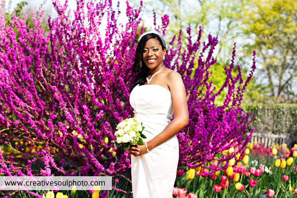Atlanta Botanical Gardens wedding photo