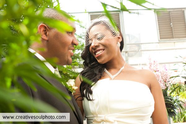 Atlanta Botanical Gardens wedding photo